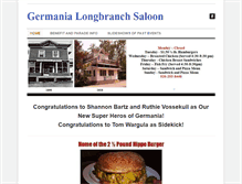 Tablet Screenshot of germanialongbranchsaloon.com